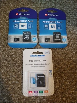 Verbatim & Next Base Class 10 8GB microSDHC Cards - Image 1 of 4