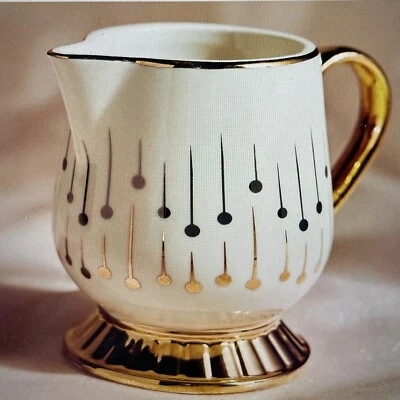 Anthropologie Catherine Martin Starry Night Creamer Ivory Gold New In Box - Image 1 of 4