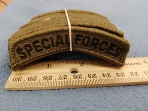 BUNDLE OF 20 - SPECIAL FORCES SUBDUED TABS - NEW - 3 INCH - Picture 1 of 3
