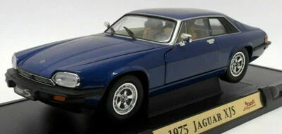 Road Signature Models 1:18 Deluxe Edition #92658 1975 Jaguar XJS Blue - NEW - Image 1 of 4