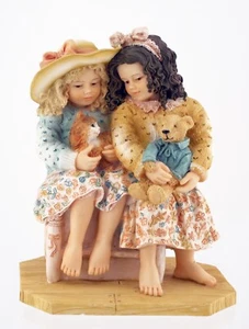 Christine Haworth Leonardo Collection Figure ~ Marmaduke Meets Old Teddy - Picture 1 of 3