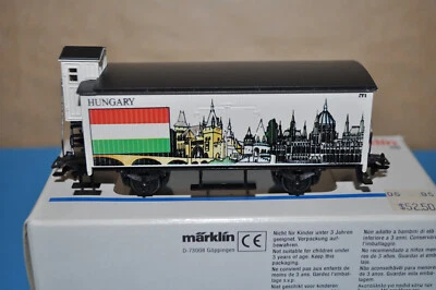 Marklin 4680-95715 (84682 A) - Marklin Flag Car Series "HUNGARY" - New w/Box - Image 1 of 4