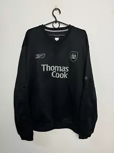 MANCHESTER CITY 2004/2005 TRAINING FOOTBALL SWEATSHIRT REEBOK VINTAE SHIRT SZ XL - Picture 1 of 8