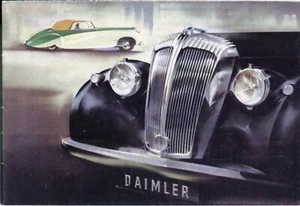 Daimler Straight Eight Consort Cabrio 1948 French market reproduction brochure - Picture 1 of 1