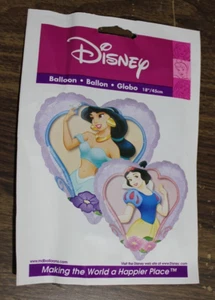 18" Mylar Balloon Disney Princess Jasmine and Snow White 2 sided one on each sid - Picture 1 of 3