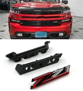 2019-2023 for Chevrolet New Gen Silverado 1500 Z71 Grille & Fender Emblem Red - Picture 1 of 3