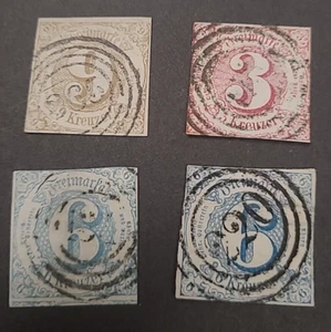 APC2004 Thurn and Taxis SC#53-55 with scv $125 - Picture 1 of 11