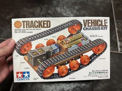 NEW Tamiya 70108 1200 Tracked Vehicle Chassis Kit Complete Sealed 1997 - Image 1 of 4