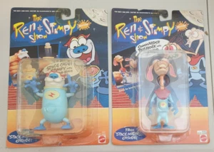 Ren & Stimpy Space Madness Commander Hoek Cadet Stimpy Actionfigur Mattel 1993 - Bild 1 von 9