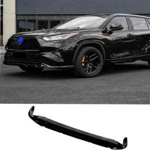 Protector de placa negro brillante para parachoques delantero Toyota Highlander 2020-2022 - Imagen 1 de 10
