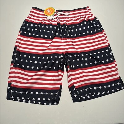 Nuevo con etiquetas Bañador Children’s Place Rojo Blanco Azul América, Talla Grande 10 12 Foto 1 de 4