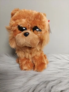 Ty Beanie Boos Barley Chow Chow Puppy Dog 6" Plush Stuffed Animal Toy NWT - Picture 1 of 3