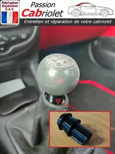 Manchon guide adaptateur pommeau levier vitesse Peugeot 206 + Guide de montage - Bild 1 von 8