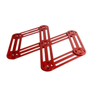 Dessous de plat étirable en inox rouge 19x35 cm 19x35 cm - Imagen 1 de 1