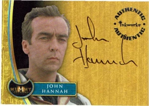 The Mummy Returns 2000 Autograph Auto Card A4 John Hannah as Jonathan - Picture 1 of 2