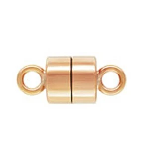2pcs 14K Rose Gold Filled Magnetic Clasps Gold Filled Magnet Clasp for Necklace - Picture 1 of 1