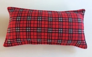 Soft and Cozy Fleece Red Royal Stewart Tartan Scatter Cushion - Polyester filled - Picture 1 of 5