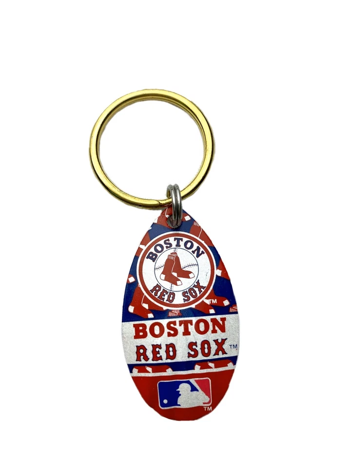 MLB Boston Red Sox Vintage Teardrop Spinner Keychain - Image 1 of 1