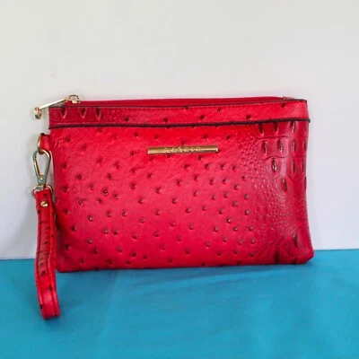 Nuevo bolso de hombro Dasein rojo muñeca bolso cruzado imitación cuero cremallera Foto 1 de 4