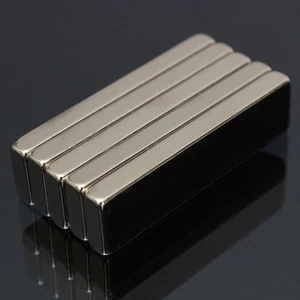 2-50Pcs Big Strong Block Bar Fridge Magnets N50 40x10x 4mm Rare Earth Neodymium - Picture 1 of 1