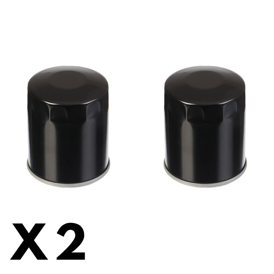 Paquete de 2 filtros de aceite blancos para Harley XLH883C Sportster Custom 2009-2010 Foto 1 de 1