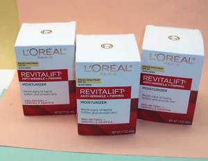 3 New Boxes Of Loreal Paris Revitalift Anti-wrinkle Firming Moisturizer  1.7 🔥 - Picture 1 of 1