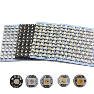 WS2812B sk6812 IC SMD 5050 Digital RGB LED chip Heatsink Module Pixel Light - Image 1 of 4