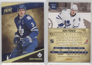 2011-12 Panini Prime Gold /5 Dion Phaneuf #86