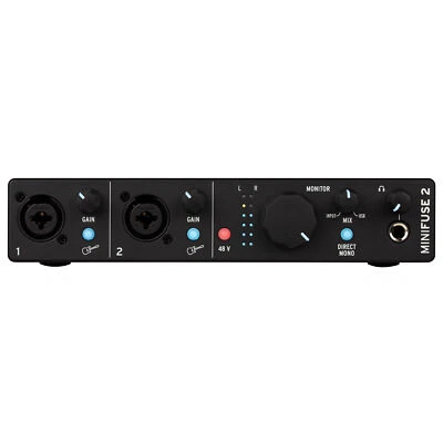 Audio Interface Arturia MiniFuse 2 Black Audio Interface Audiointerface NEU