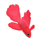 Red Betta Fish Aquarium Decoration Funny Artificial Silicone Small Fish Fish Slk