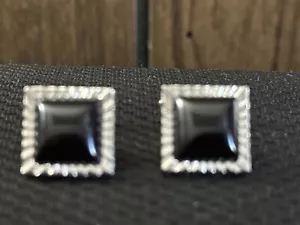 Boss Hugo Boss Cufflinks Square    (without Original Packaging). (2) - Picture 1 of 8