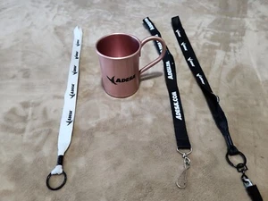 ADESA auto auction metal cup and lanyards (Carvana) automotive - Picture 1 of 5