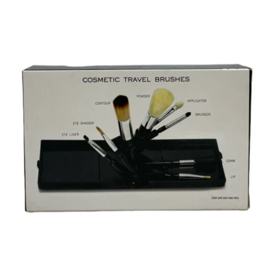*Me Makeover Essentials Brush Compact Cosmetic Travel Brushes New As Seen In Pic - Image 1 of 2