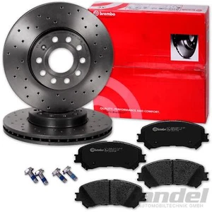 brembo GELOCHTE BREMSSCHEIBEN + BELÄGE VORNE passend für RENAULT MEGANE SCENIC 4 - Bild 1 von 3