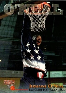 JERMAINE O'NEAL 1996-97 SCORE Board Basekball Rookie Card RC USA Trailblazers - Picture 1 of 2