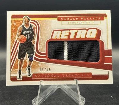 Materiales retro Gerald Wallace 2020-21 National Treasures/25 Foto 1 de 2