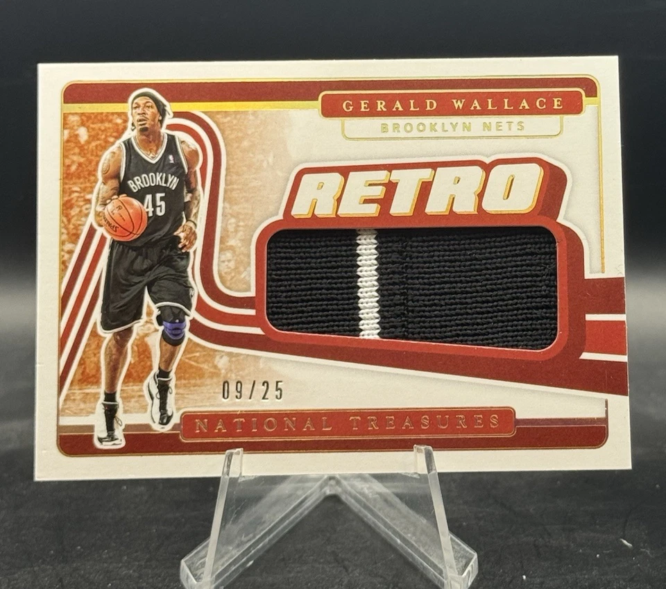 Materiales retro Gerald Wallace 2020-21 National Treasures/25 Foto 1 de 2