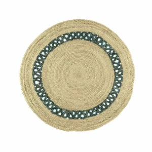 Tapis 100 % jute naturel style tressé réversible moderne aspect rustique tapis - Picture 1 of 9