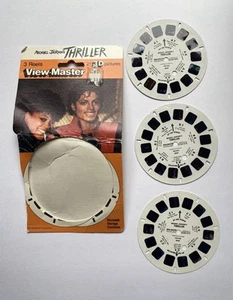 Vintage View Master Reels Thriller Set Of 3 Michael Jackson - Picture 1 of 2