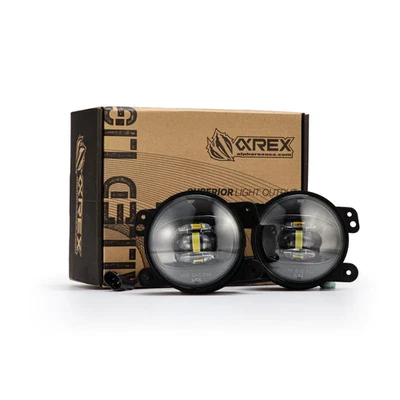 Luces antiniebla LED de doble color AlphaRex DoubleTap para Chrysler-Dodge-Hummer-Jeep Foto 1 de 4