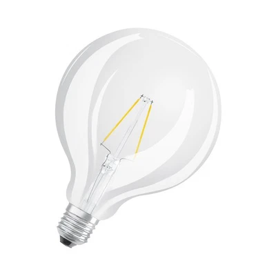OSRAM LED-Lampen, klassische Ballform, 25 Watts Ersatz, E27, G125, 2700 Kelvin,  - Immagine 1 di 4