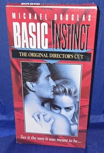 Basic Instinct (VHS) 1993 / Pre-Owned Original Directors Cut / TESTED & WORKING  - Picture 1 of 3