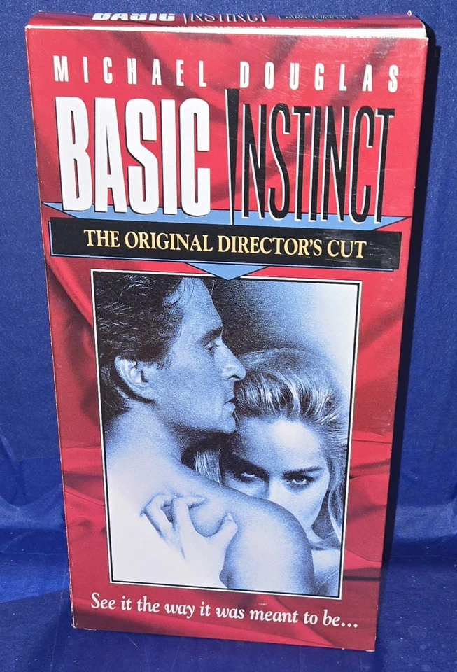 Basic Instinct (VHS) 1993 / Pre-Owned Original Directors Cut / TESTED & WORKING  - Image 1 of 3