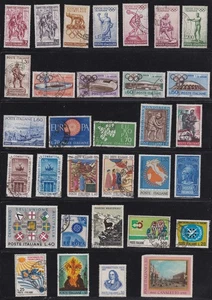 Collection of Italy Stamps 1960s - Used - Set of 32 Stamps - Lot IT04 - Picture 1 of 3