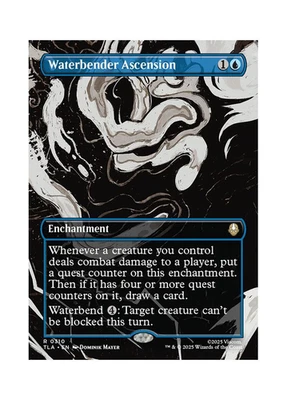 Magic the Gathering MTG TLA Waterbender Ascension 310 Regular Near Mint - Image 1 of 2