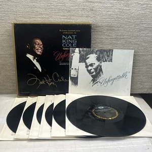 Nat King Cole UNFORGETTABLE Golden Treasury 6LP Vinyl Record Box Set Capitol 66' - Picture 1 of 24