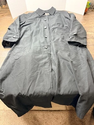 Newport Harbor мужчин 42L черный Тренч молнии вкладыш сделано в США - Изображение 1 из 4