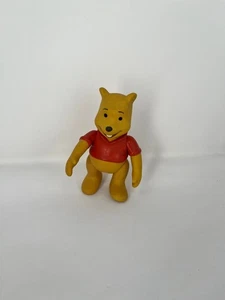 Disney Vinyl Winnie Puuh Vintage Spielfigur/bewegliche Arme und Beine - Bild 1 von 5