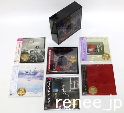 RUSH / JAPAN Mini LP SHM-CD x 6 titles + PROMO BOX (Moving Pictures BOX) Set!! Foto 1 de 4
