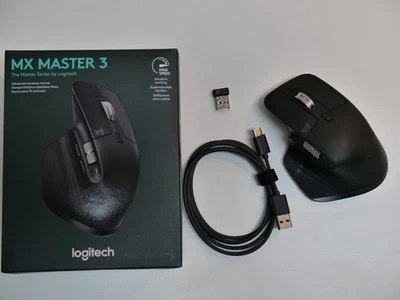 Logitech MX Master 3 Bluetooth Kabellos, mit Empfänger dunkelgrau - Graphit - Bild 1 von 4
